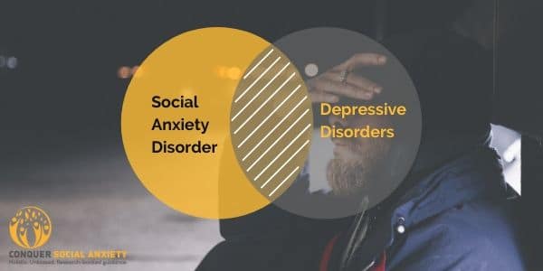 Social Anxiety and Depression 4 social anxiety and depression overlap.jpeg There is a significant overlapt between social anxiety and depression diagnoses.