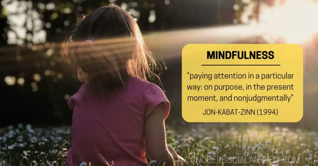 Mindfulness has been described as “paying attention in a particular way: on purpose, in the present moment, and nonjudgmentally”, by Jon-Kabat-Zinn (1994) from the University of Massachusetts Medical School.